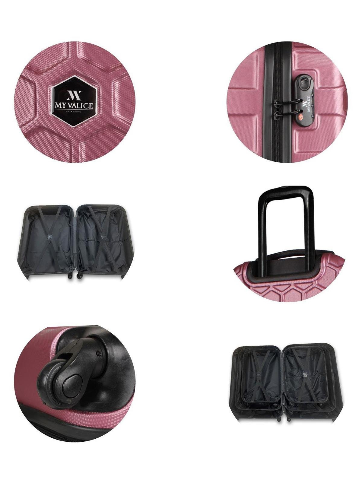 My Valice Honey Abs Orta Boy Valiz - Pembe