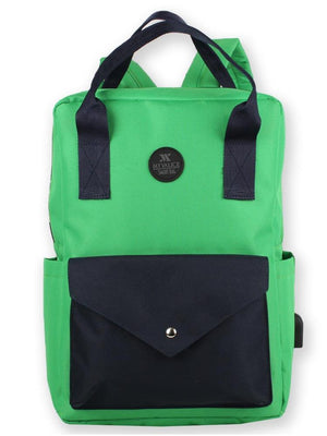 My Valice Smart Bag Post Usb Şarj Girişli Sırt Çantası - Yeşil