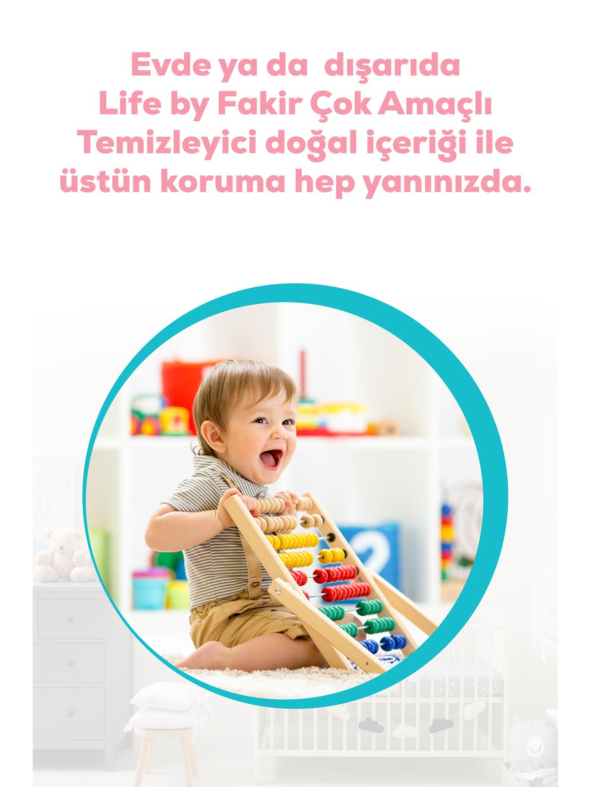 Life by Fakir Bitkisel Bebek Çok Amaçlı Temizleyici 475 Ml