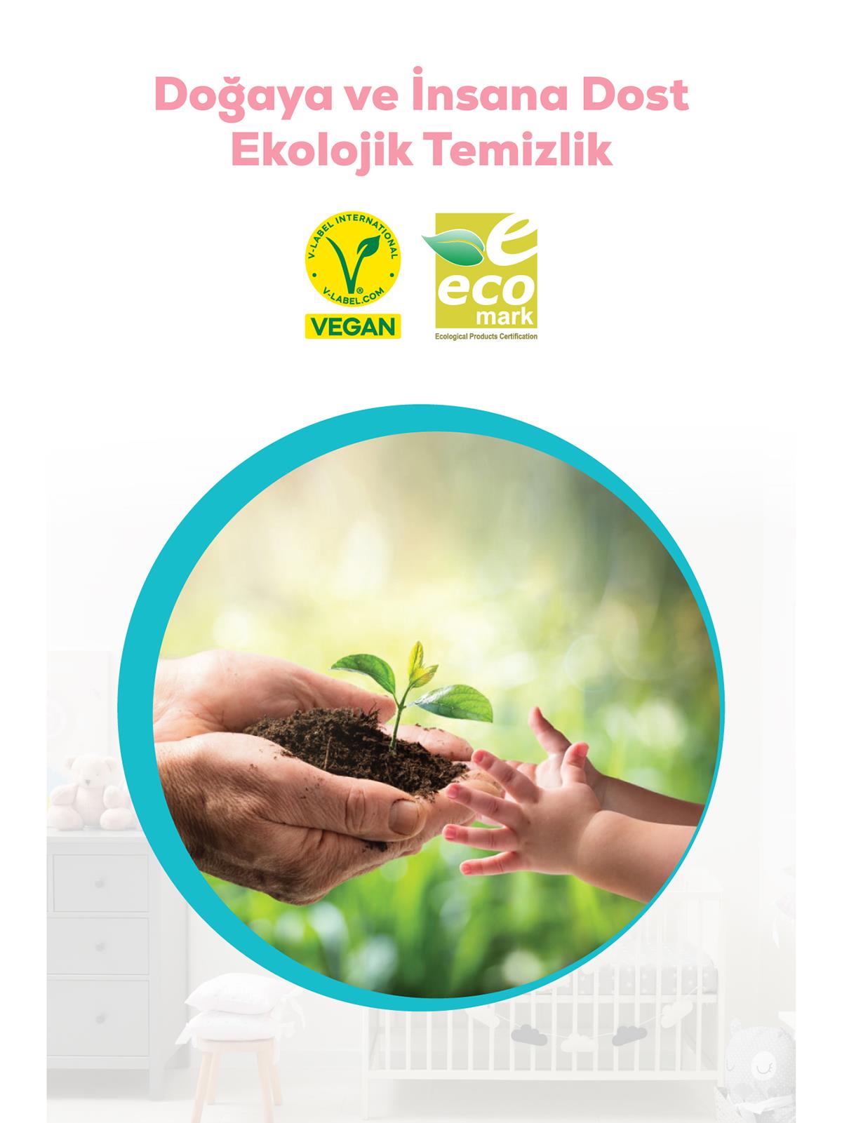 Life by Fakir Bitkisel Bebek Çok Amaçlı Temizleyici 475 Ml