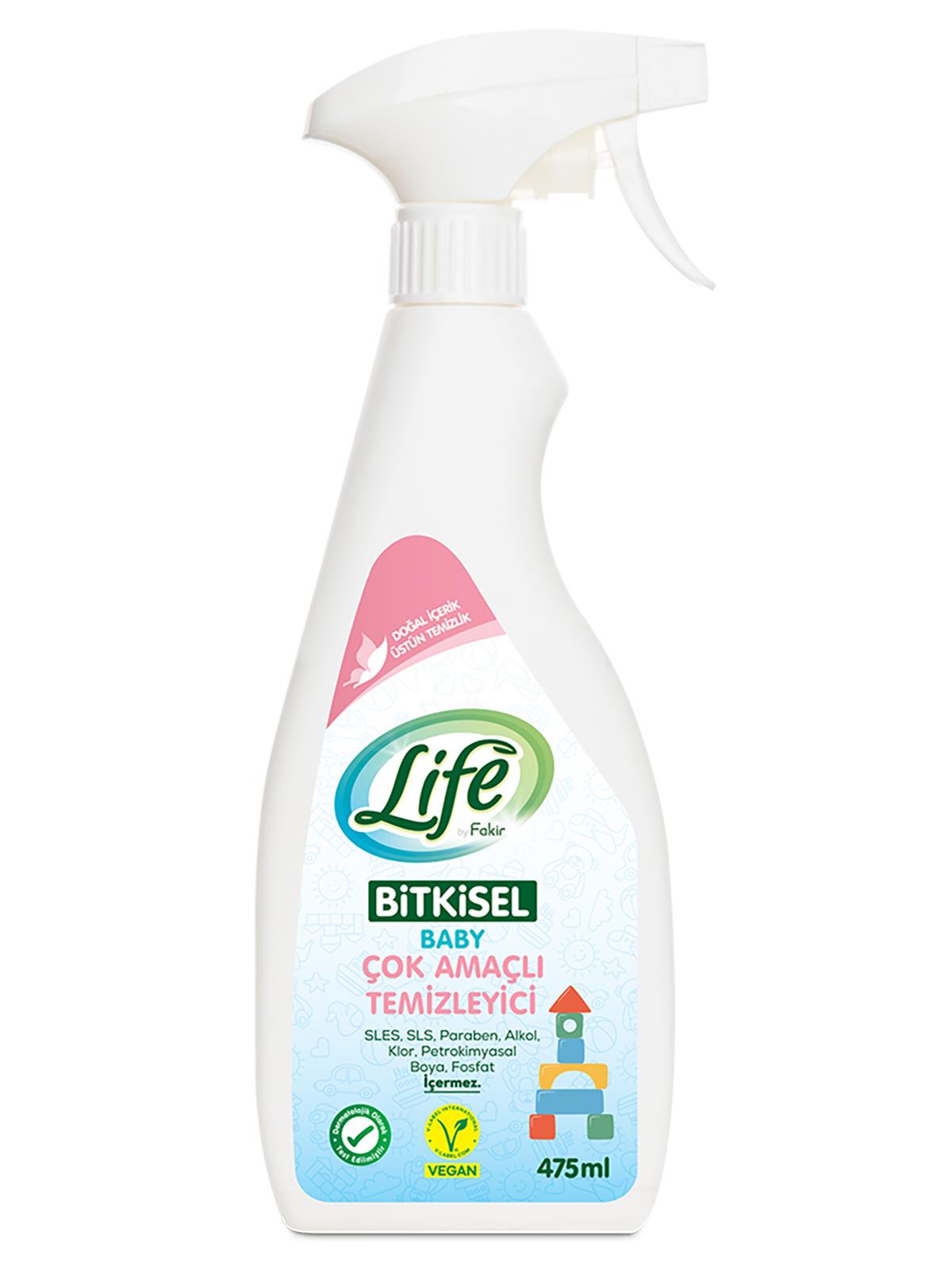 Life by Fakir Bitkisel Bebek Çok Amaçlı Temizleyici 475 Ml