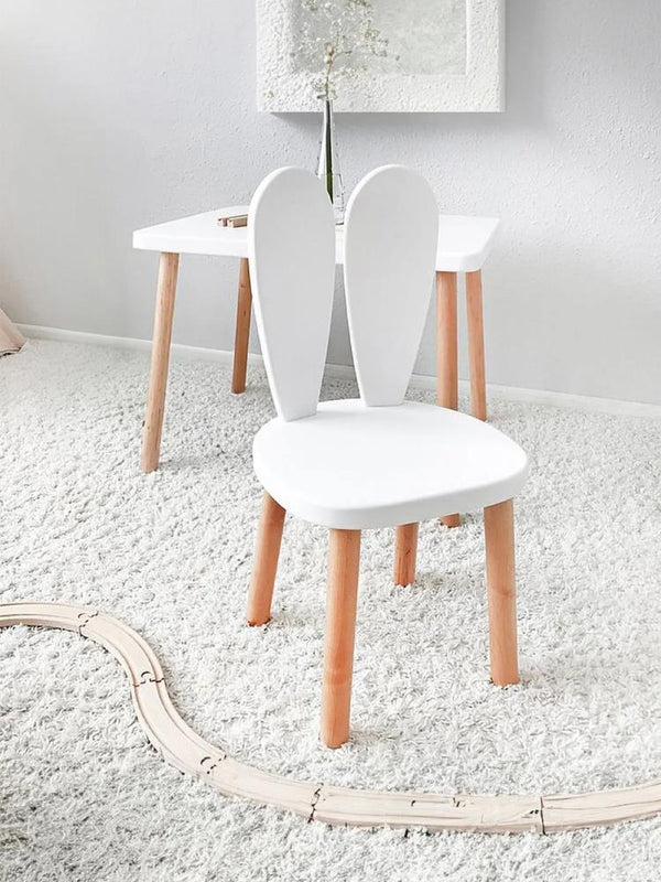 Bee Smart Naturel Tek Sandalyeli Masa Set
