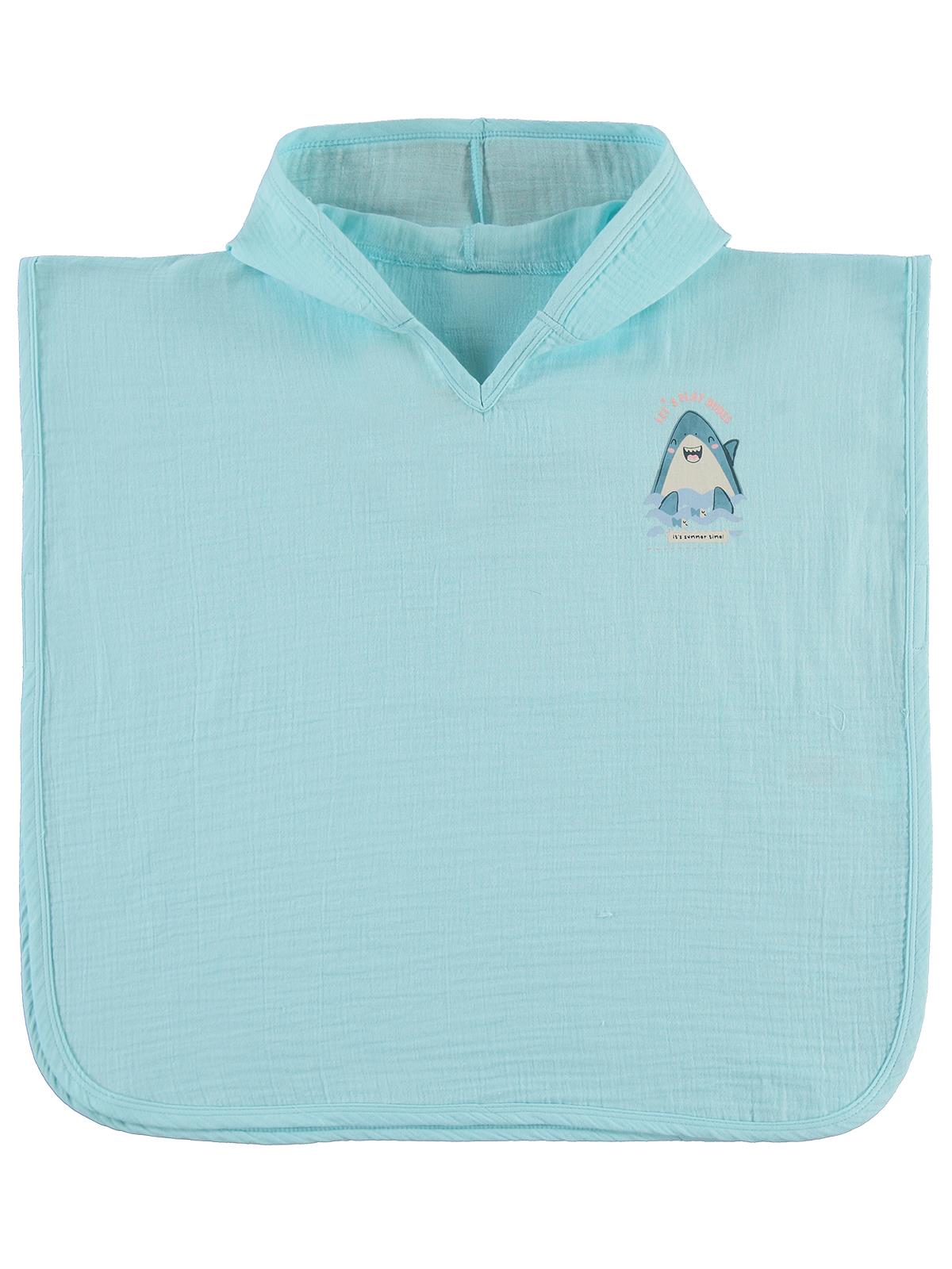 Minidamla Little Life Erkek Bornoz - Mavi