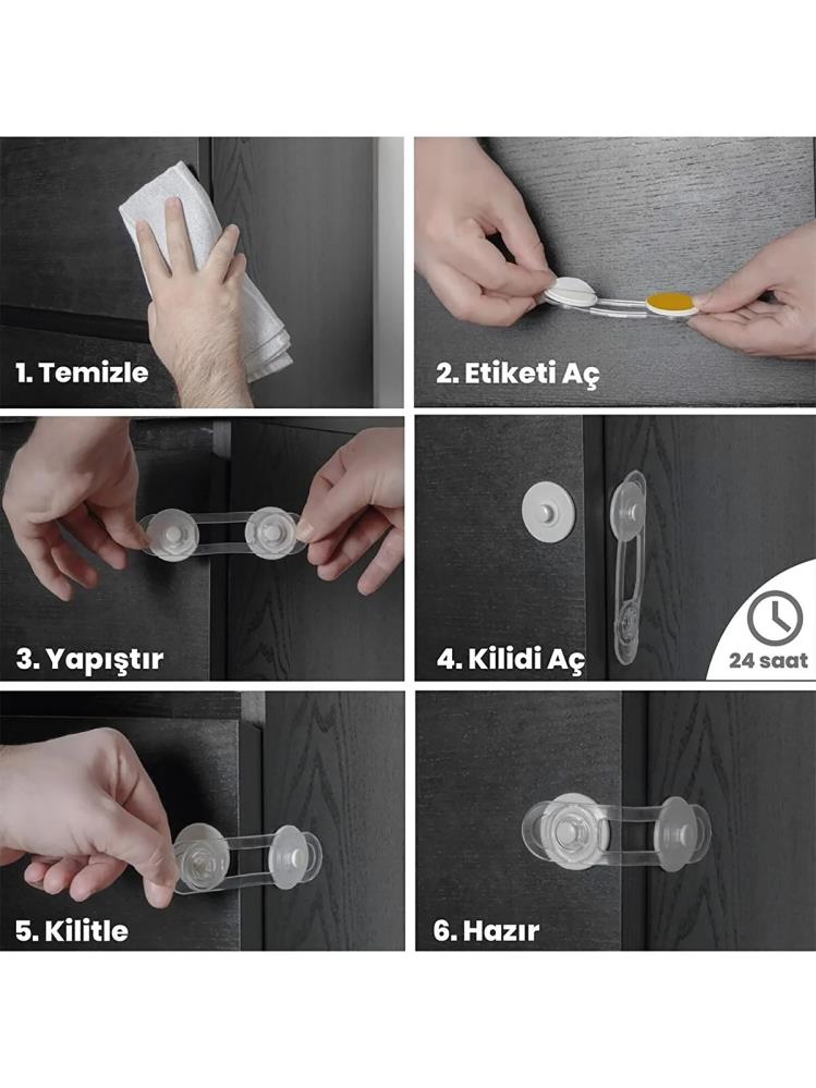 İdeal Baby Mini Çok Amaçlı Kilit 10'lu