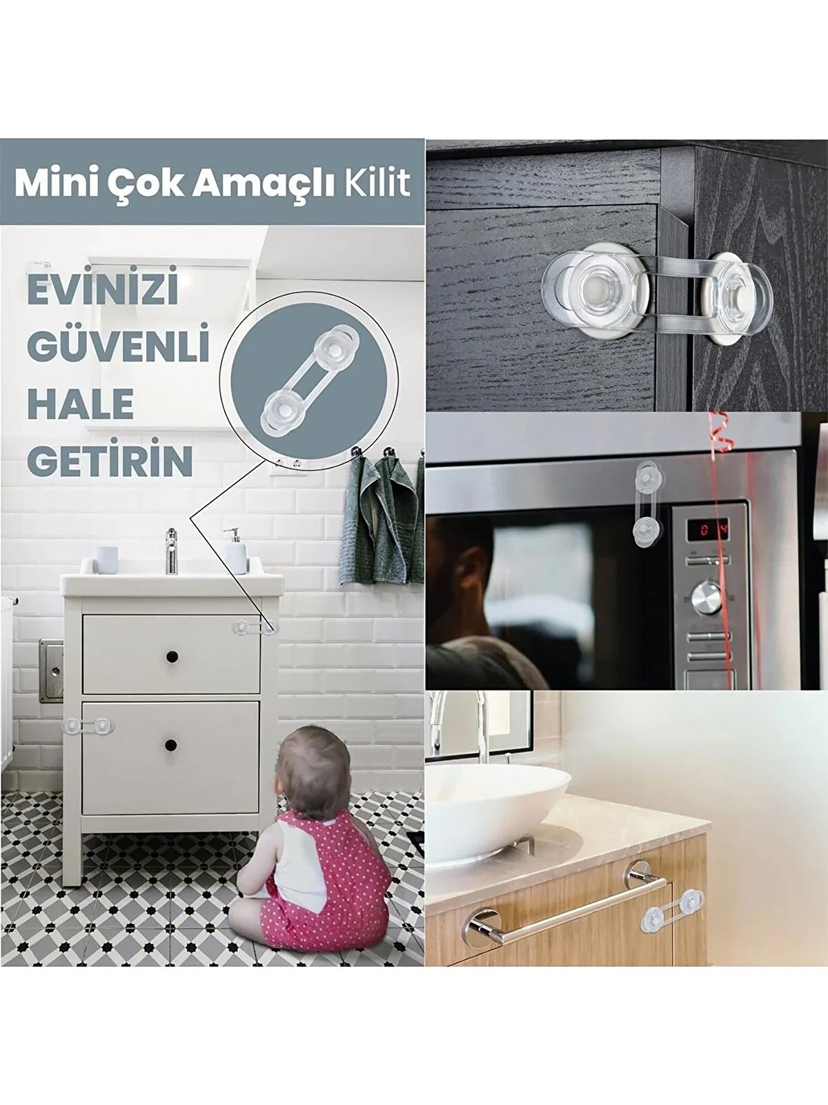 İdeal Baby Mini Çok Amaçlı Kilit 10'lu