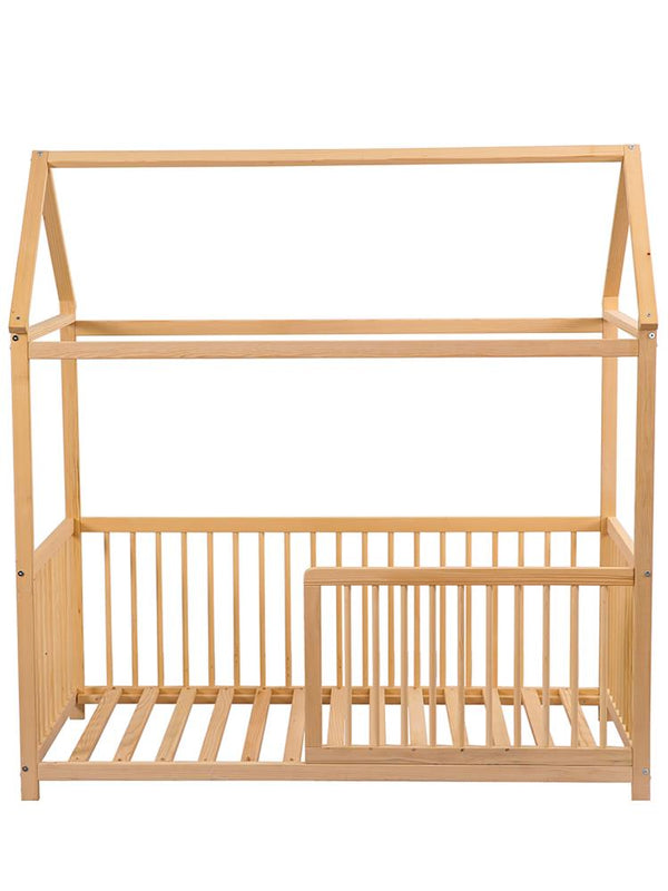 Kukka Doğal Ahşap Montessori Yatak 70x140 cm