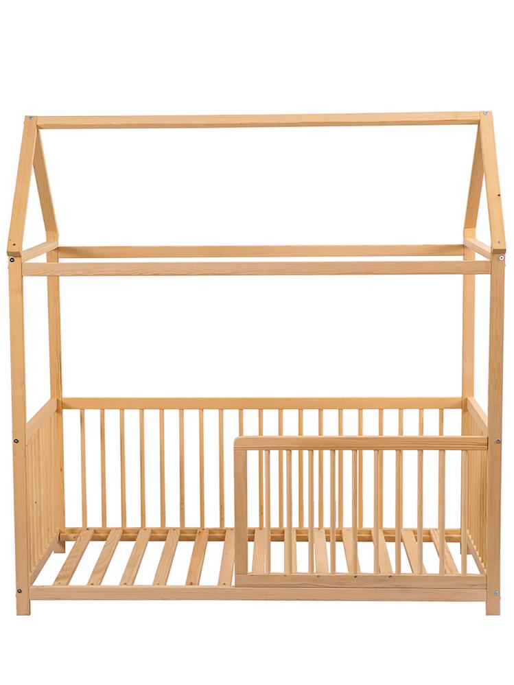 Kukka Doğal Ahşap Montessori Yatak 70x140 cm