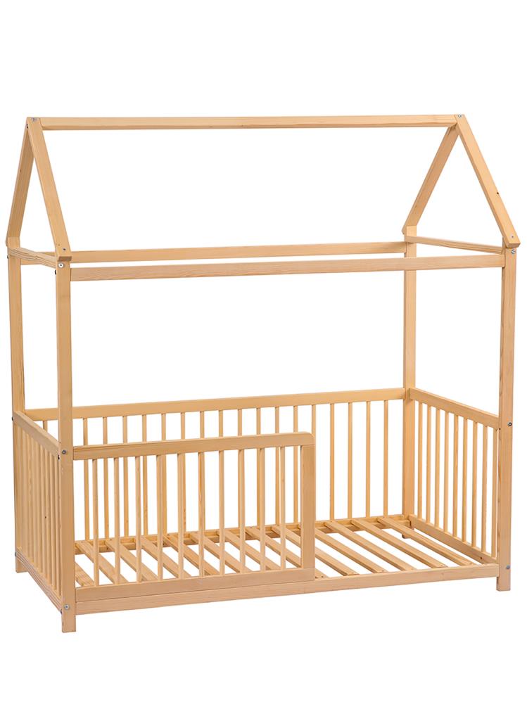 Kukka Doğal Ahşap Montessori Yatak 70x140 cm