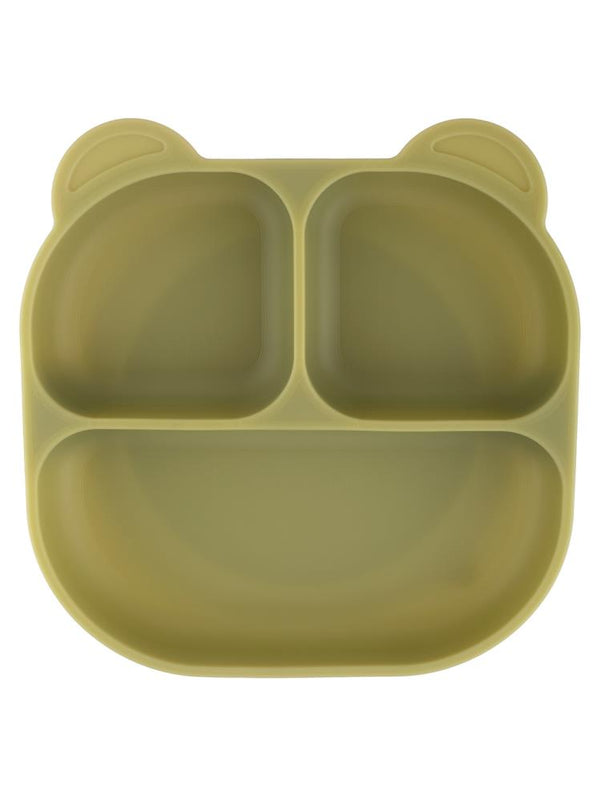 Pandish MamMa Vakum Tabanlı Silikon Mama Tabağı - Yeşil