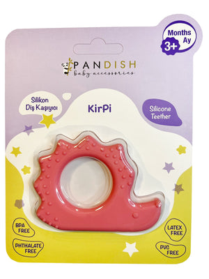 Pandısh Kirpi Silikon Diş Kaşıyıcı - Pembe