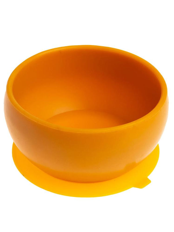 Pandish KitTen Vakum Tabanlı Kapaklı Silikon Kase - Kahverengi