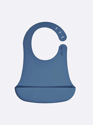 Pandish Silikon Mama Önlüğü - Mavi