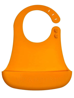 Pandish Silikon Mama Önlüğü - Kahverengi