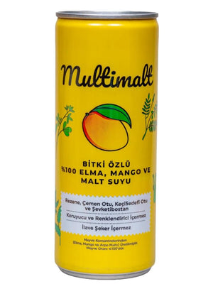 Multimalt Bitki Özlü %100 Elma,Mango Ve Malt Suyu 250 ml