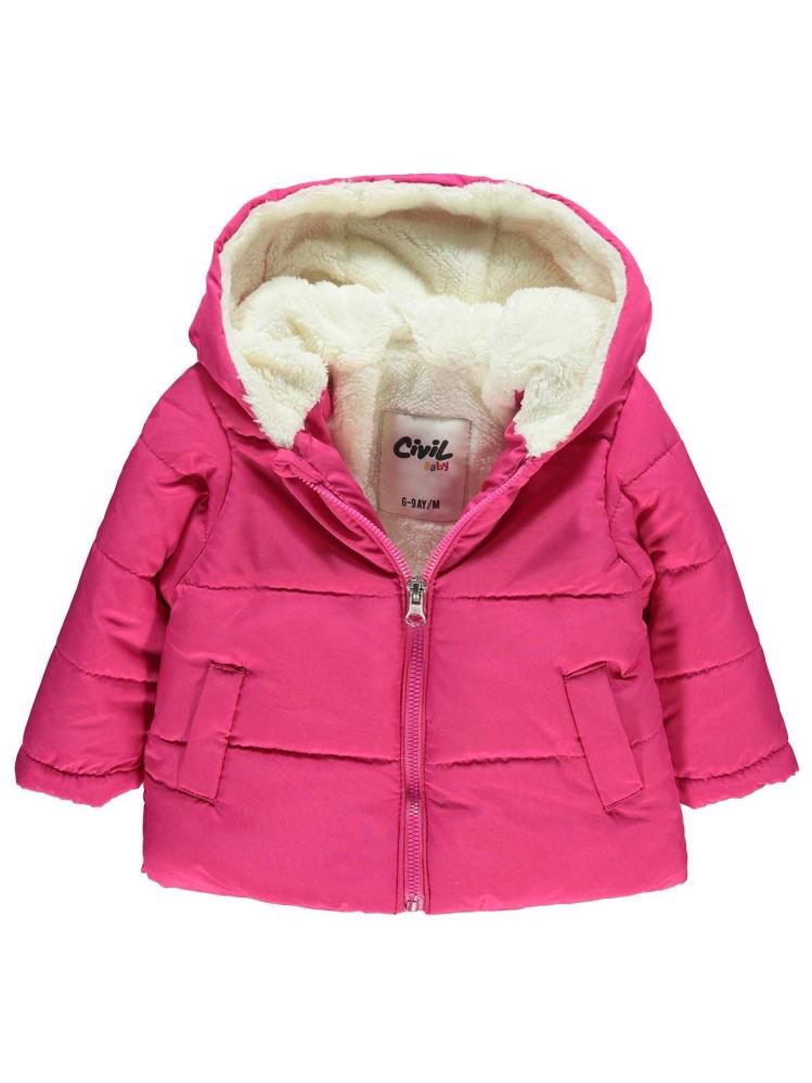 Civil Baby Düz 6-18 Ay Mont - Fusya