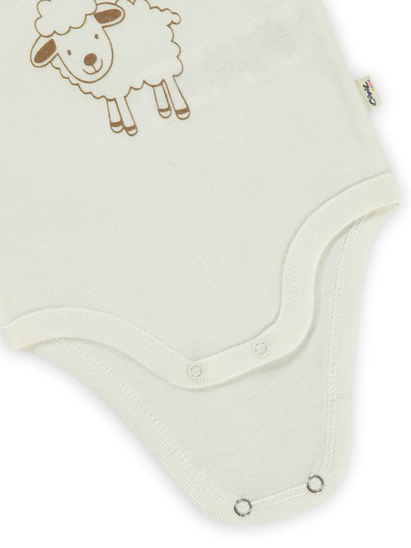 Civil Baby Babaannesi'Nin Minik Kuzusu 1-36 Ay Çıtçıtlı Badi - Ekru