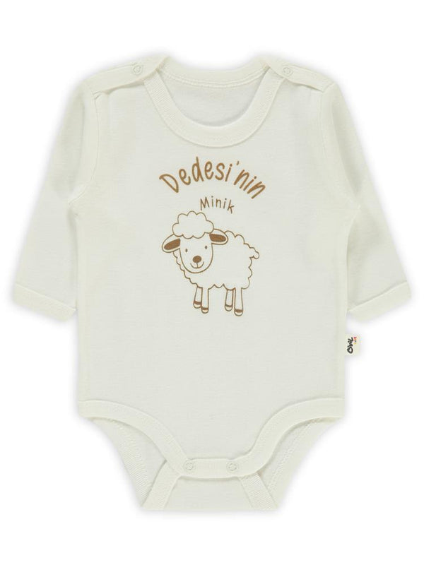 Civil Baby Dedesi'Nin Minik Kuzusu1-36 Ay Çıtçıtlı Badi - Ekru