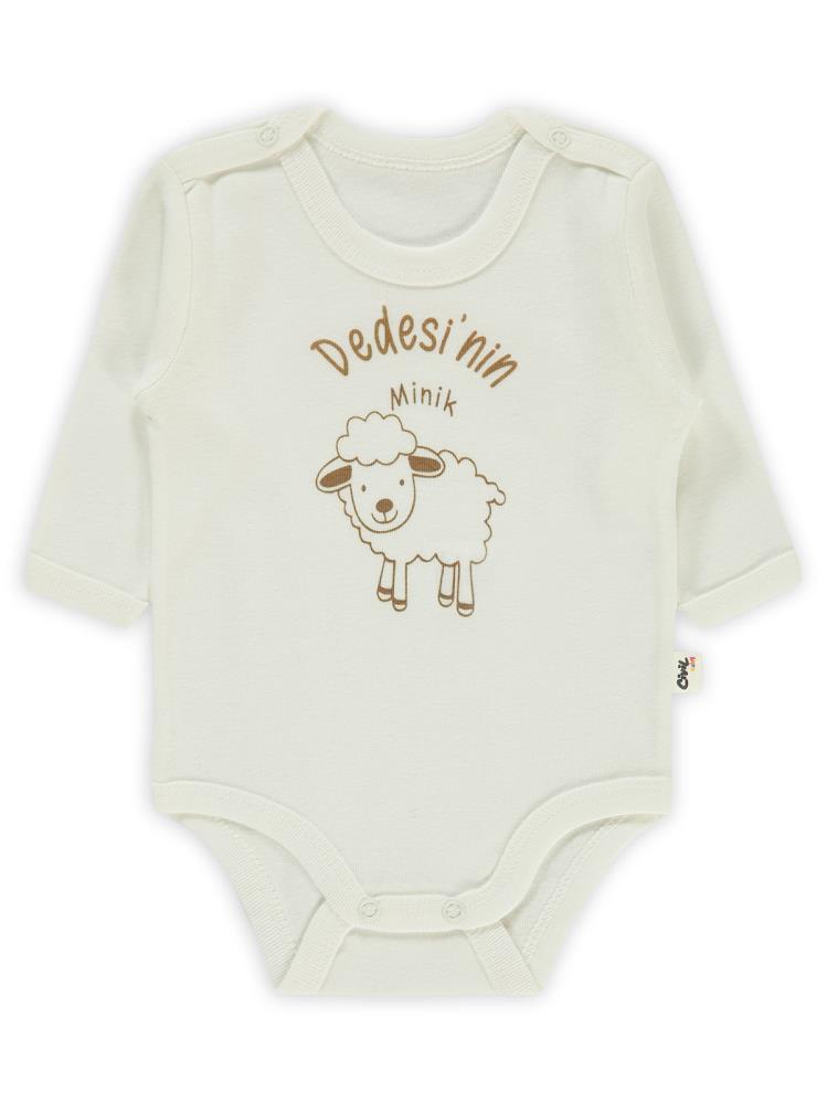 Civil Baby Dedesi'Nin Minik Kuzusu1-36 Ay Çıtçıtlı Badi - Ekru