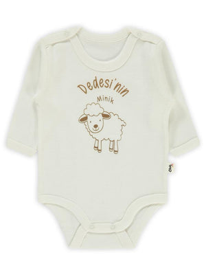 Civil Baby Dedesi'Nin Minik Kuzusu1-36 Ay Çıtçıtlı Badi - Ekru