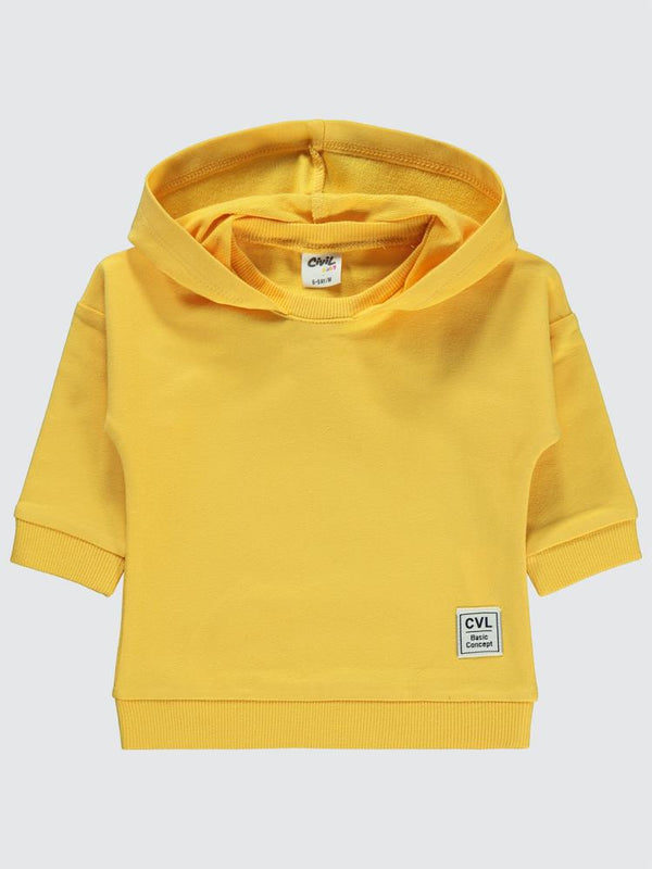 Civil Baby Civil Arma Etiketli 6-18 Ay Sweatshirt - Sarı