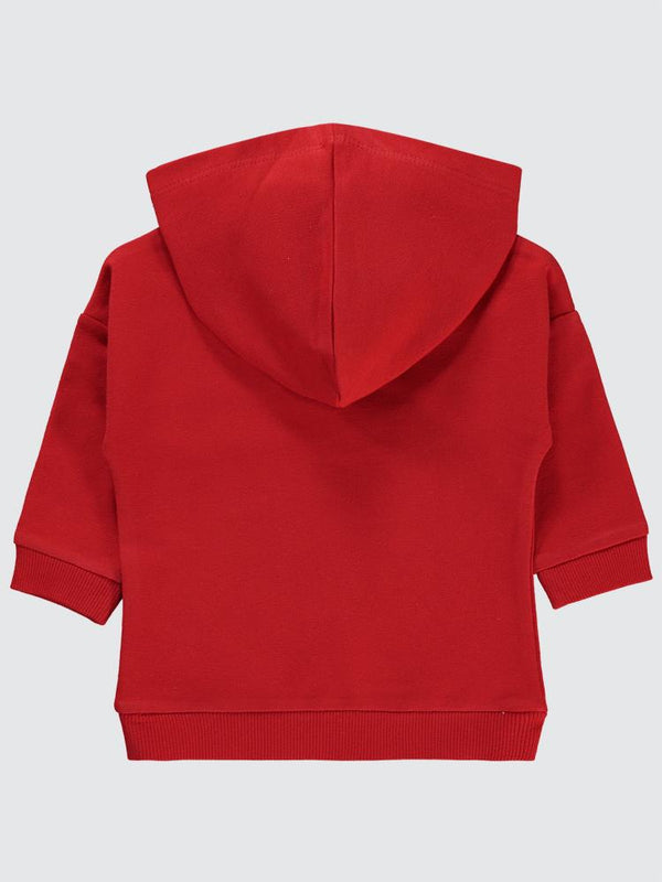 Civil Baby Civil Arma Etiketli 6-18 Ay Sweatshirt - Kırmızı