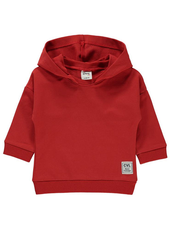 Civil Baby Civil Arma Etiketli 6-18 Ay Sweatshirt - Kırmızı