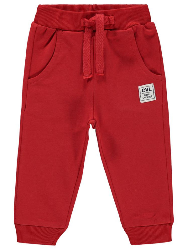 Civil Baby Basic Civil Arma Etiketli 6-18 Ay Eşofman Altı - Kırmızı
