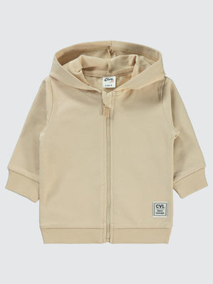 Civil Baby Civil Arma Etiketli 6-18 Ay Hırka - Kahverengi