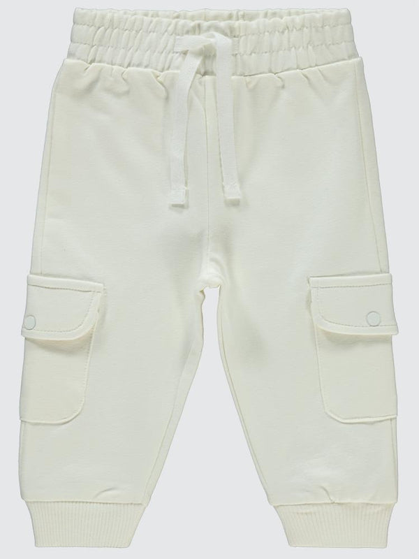 Civil Baby Kargo Cepli Jogger 6-18 Ay Eşofman Altı - Ekru