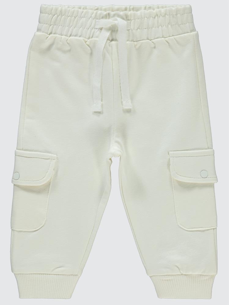 Civil Baby Kargo Cepli Jogger 6-18 Ay Eşofman Altı - Ekru