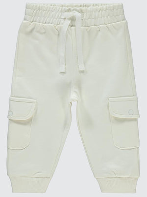 Civil Baby Kargo Cepli Jogger 6-18 Ay Eşofman Altı - Ekru