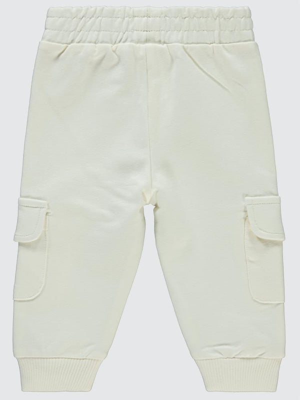 Civil Baby Kargo Cepli Jogger 6-18 Ay Eşofman Altı - Ekru
