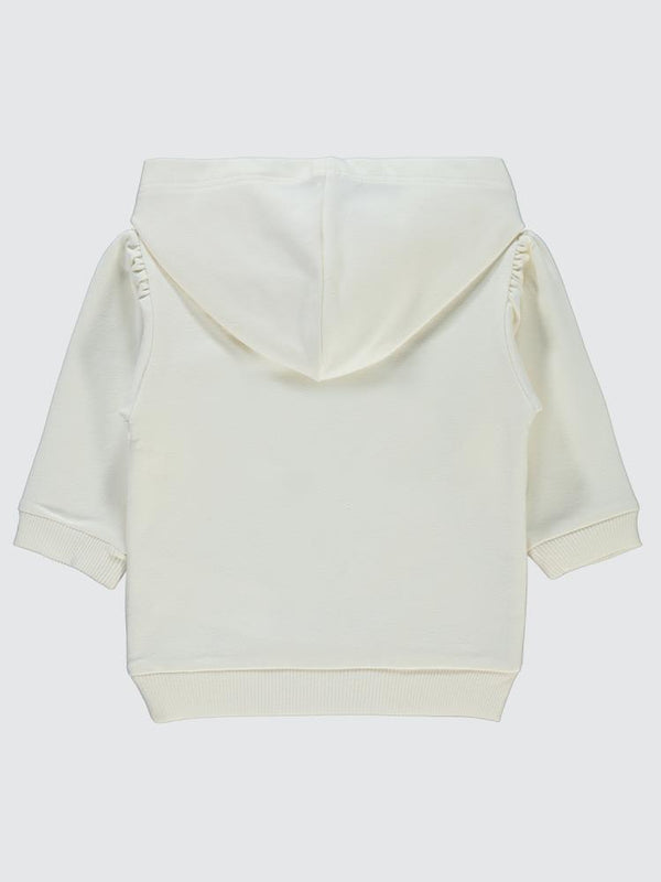 Civil Baby Basic Arma Etiketli 6-18 Ay Sweatshirt - Ekru