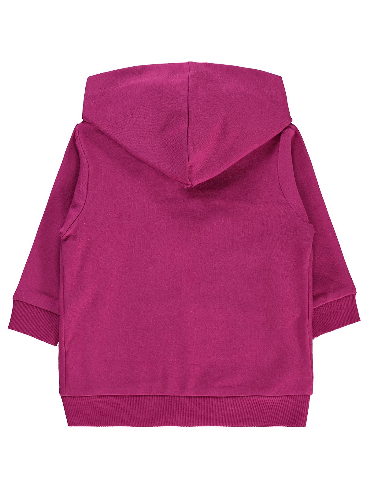 Civil Baby Büzgülü Aksesuarlı 6-18 Ay Hırka - Lila