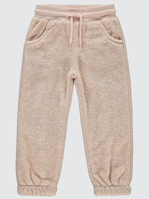 Civil Girls Simli Velsoft 2-5 Yaş Eşofman Altı - Pudra