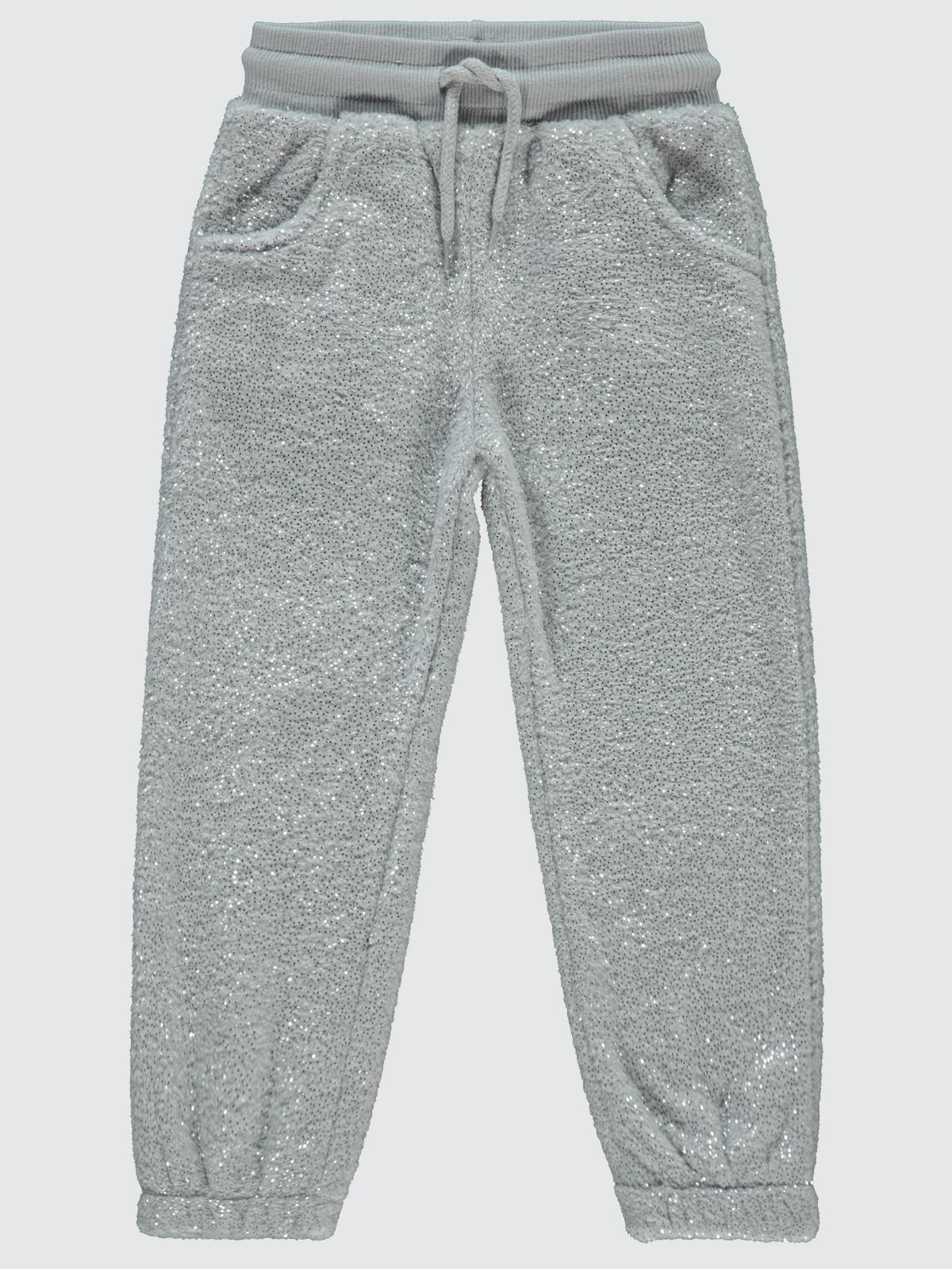 Civil Girls Simli Velsoft 6-9 Yaş Eşofman Altı - Gri