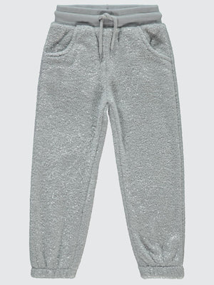 Civil Girls Simli Velsoft 6-9 Yaş Eşofman Altı - Gri