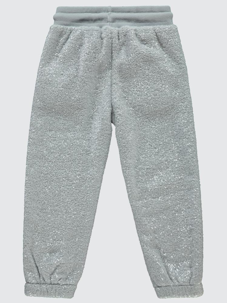 Civil Girls Simli Velsoft 2-5 Yaş Eşofman Altı - Gri