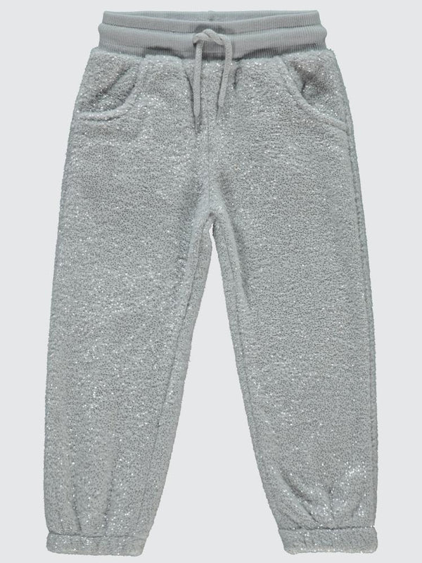 Civil Girls Simli Velsoft 2-5 Yaş Eşofman Altı - Gri