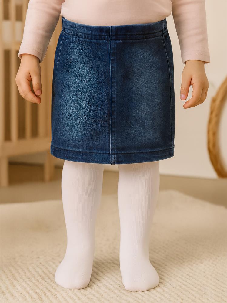 Civil Baby Kız Bebek Bambu Külotlu Çorap 0-12 Ay - Beyaz