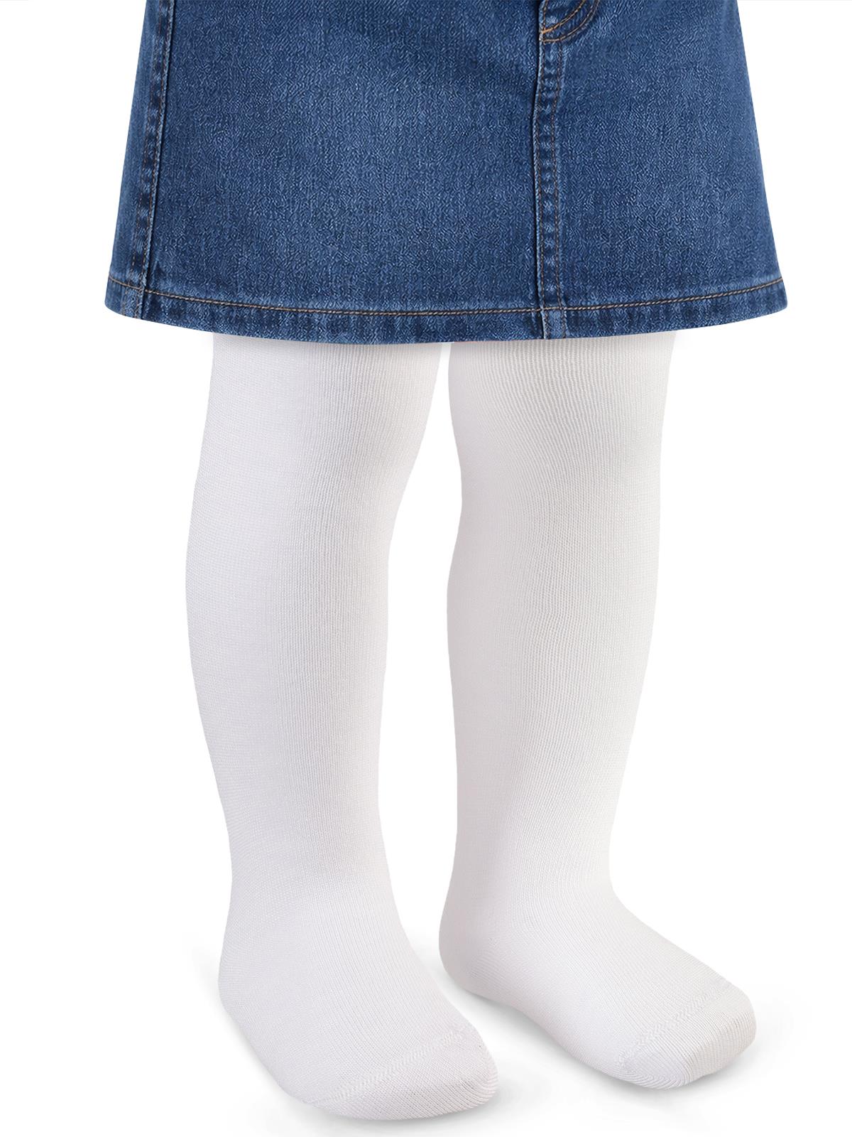 Civil Baby Kız Bebek Bambu Külotlu Çorap 1-12 Ay - Beyaz