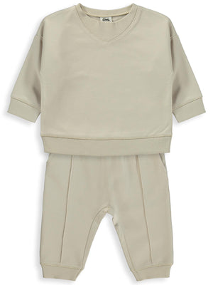 Civil Baby Basic 6-18 Ay Takım - Bej