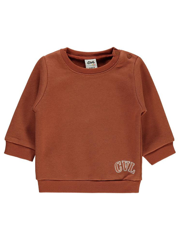Civil Baby Cvl 6-18 Ay Sweatshirt - Turuncu