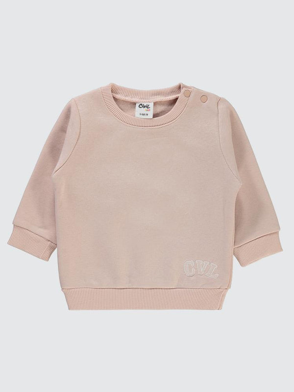 Civil Baby Cvl 6-18 Ay Sweatshirt - Pudra