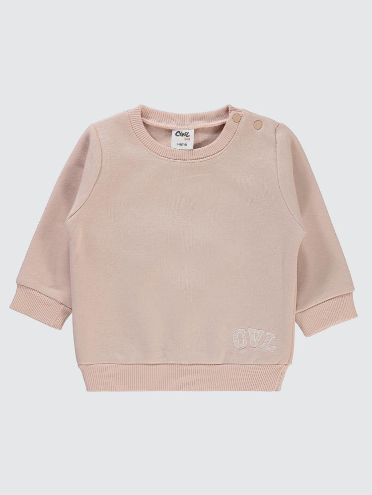 Civil Baby Cvl 6-18 Ay Sweatshirt - Pudra