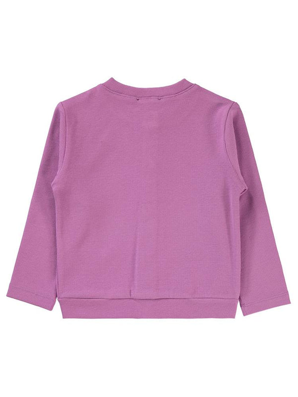 Civil Girls Yakası Fiyonklu 2-5 Yaş Hırka - Lila