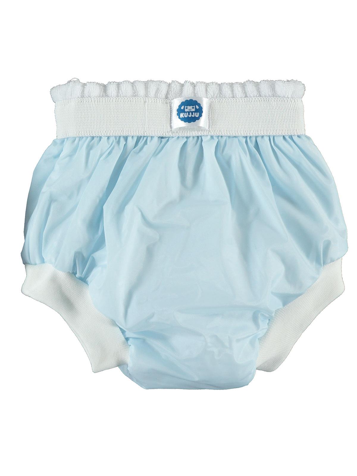 Kujju 2 Beden Düz Alıştırma Külodu 2'li (15-20 kg) - Mavi