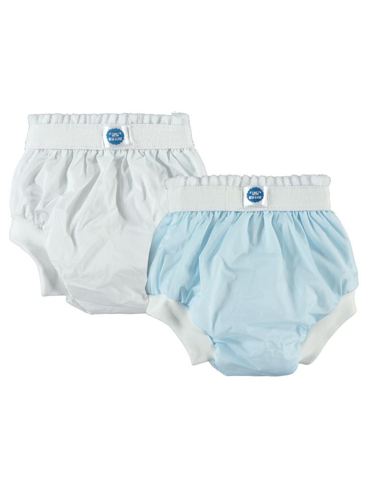 Kujju 2 Beden Düz Alıştırma Külodu 2 li (15-20 kg) - Mavi