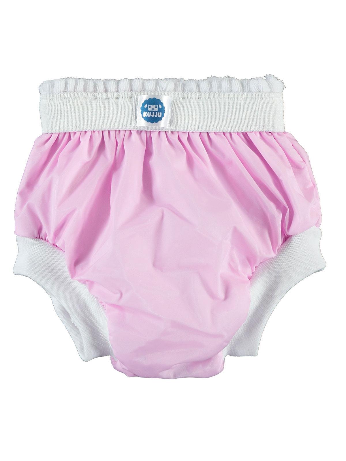 Kujju 1 Beden Düz Alıştırma Külodu 2li (10-14 kg) - Pembe
