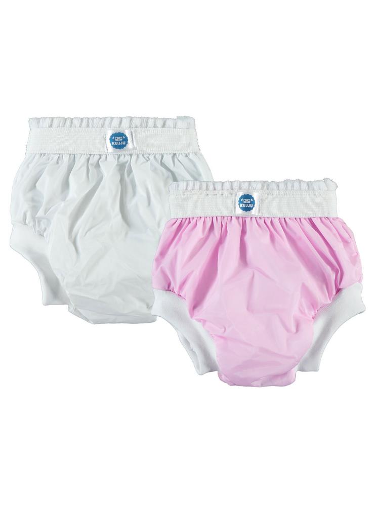 Kujju 1 Beden Düz Alıştırma Külodu 2li (10-14 kg) - Pembe